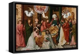 The Dormition of the Virgin-Hans Holbein the Elder-Framed Stretched Canvas