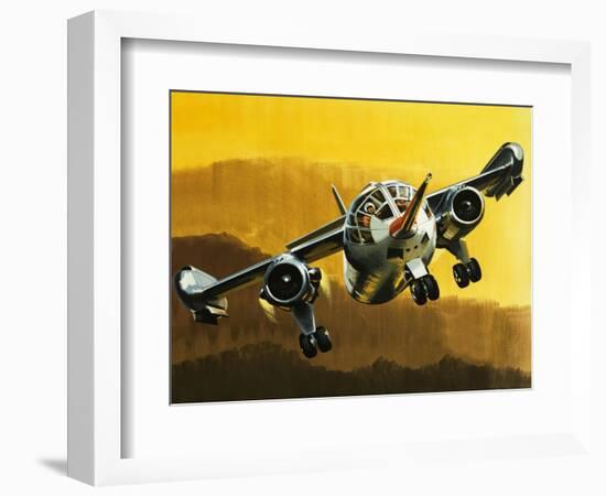 The Dornier DO 31E-Wilf Hardy-Framed Giclee Print