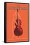 The Double Bass-null-Framed Stretched Canvas