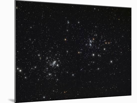 The Double Cluster in the Constellation Perseus-Stocktrek Images-Mounted Photographic Print