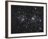 The Double Cluster, NGC 884 and NGC 869, as Seen in the Constellation of Perseus-Stocktrek Images-Framed Photographic Print