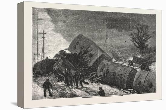 The Double Collision on the Great Northern Railway-null-Stretched Canvas