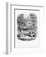 The Double Duel, 1844-null-Framed Giclee Print