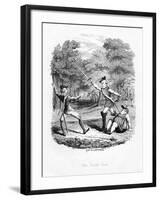 The Double Duel, 1844-null-Framed Giclee Print