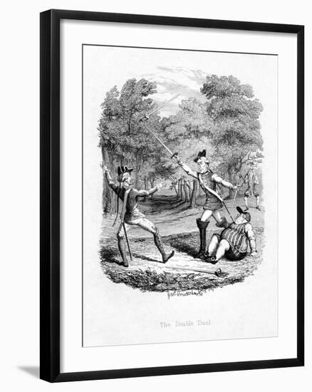 The Double Duel, 1844-null-Framed Giclee Print