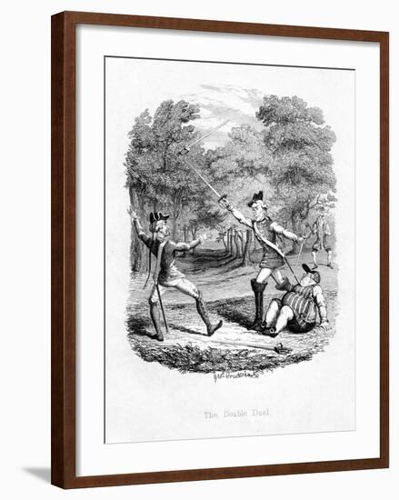 The Double Duel, 1844-null-Framed Giclee Print