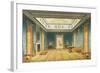 The Double Lobby or Gallery (South) Above the Corridor from Views of the Royal Pavilion, Brighton…-John Nash-Framed Giclee Print