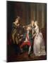 The Double Reward of the Merit or the Return from the American War of Independence-Pierre Alexandre Wille-Mounted Giclee Print
