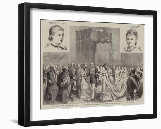 The Double Royal Marriage at Berlin-null-Framed Giclee Print