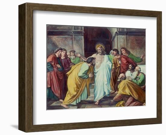 The Doubting Thomas-Alessandro Mantovani-Framed Giclee Print