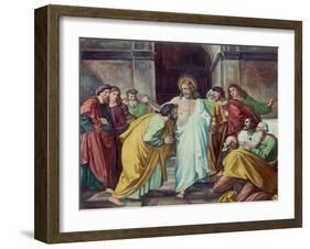 The Doubting Thomas-Alessandro Mantovani-Framed Giclee Print