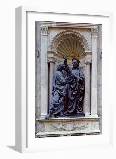 The Doubting Thomas-Andrea del Verrocchio-Framed Giclee Print