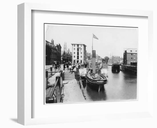 The Doughty Quay Boston, Lincolnshire-null-Framed Photographic Print