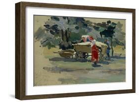 The Doukhobors in Borjomi, 1895-Viktor Elpidiforovich Borisov-musatov-Framed Giclee Print