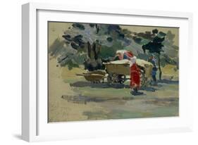 The Doukhobors in Borjomi, 1895-Viktor Elpidiforovich Borisov-musatov-Framed Giclee Print