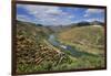 The Douro River and a Hotel-Ship in the Valeira Dam. Sao Joao Da Pesqueira, Portugal-Mauricio Abreu-Framed Photographic Print