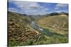 The Douro River and a Hotel-Ship in the Valeira Dam. Sao Joao Da Pesqueira, Portugal-Mauricio Abreu-Stretched Canvas