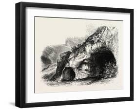 The Dove Holes, Dove Dale, the Dales of Derbyshire, Country, UK, 19th Century-null-Framed Giclee Print