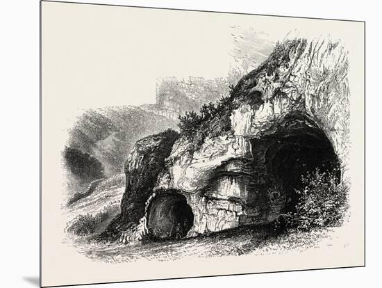 The Dove Holes, Dove Dale, the Dales of Derbyshire, Country, UK, 19th Century-null-Mounted Giclee Print