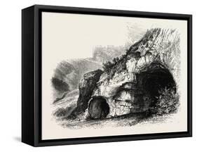 The Dove Holes, Dove Dale, the Dales of Derbyshire, Country, UK, 19th Century-null-Framed Stretched Canvas