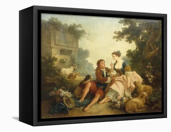 The Dove's Nest, 1785-Jean-Baptiste Huet-Framed Stretched Canvas