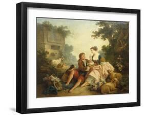 The Dove's Nest, 1785-Jean-Baptiste Huet-Framed Giclee Print