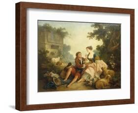 The Dove's Nest, 1785-Jean-Baptiste Huet-Framed Giclee Print