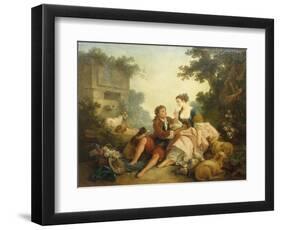 The Dove's Nest, 1785-Jean-Baptiste Huet-Framed Giclee Print