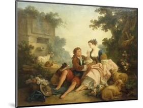 The Dove's Nest, 1785-Jean-Baptiste Huet-Mounted Giclee Print
