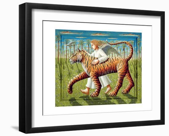 The Dove, the Tiger and the Angel, 2007-PJ Crook-Framed Giclee Print