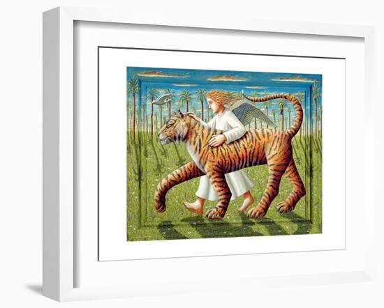 The Dove, the Tiger and the Angel, 2007-PJ Crook-Framed Giclee Print