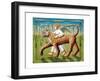 The Dove, the Tiger and the Angel, 2007-PJ Crook-Framed Art Print