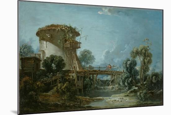 The Dovecote, 1758-Francois Boucher-Mounted Giclee Print
