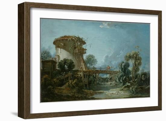 The Dovecote, 1758-Francois Boucher-Framed Giclee Print