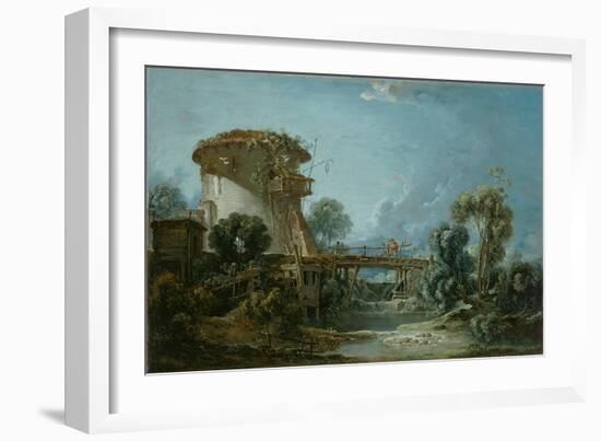 The Dovecote, 1758-Francois Boucher-Framed Giclee Print
