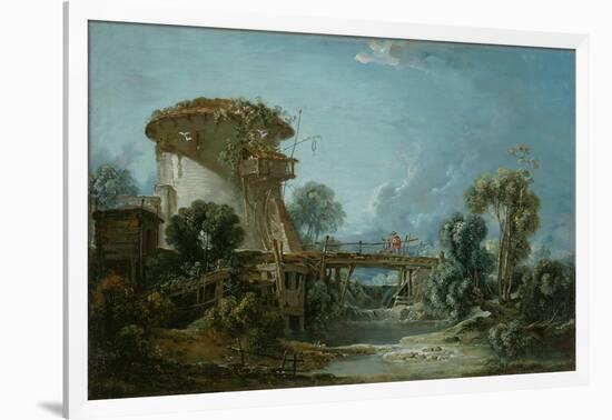 The Dovecote, 1758-Francois Boucher-Framed Giclee Print