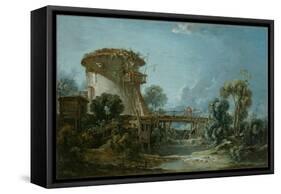 The Dovecote, 1758-Francois Boucher-Framed Stretched Canvas