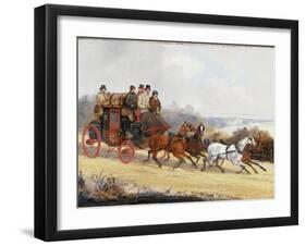 The Dover to London Coach: in Summer-Henry Thomas Alken-Framed Giclee Print