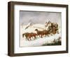 The Dover to London Coach: in Winter-Henry Thomas Alken-Framed Giclee Print