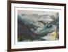 The Downs from Duncton Pastel-Tuema Pattie-Framed Limited Edition