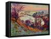 The Downs in Winter-Robert Tyndall-Framed Stretched Canvas