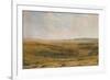 The Downs near Lewes (Seaford Cliff in the distance), c1887-Thomas Collier-Framed Giclee Print