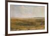 The Downs near Lewes (Seaford Cliff in the distance), c1887-Thomas Collier-Framed Giclee Print