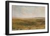 The Downs near Lewes (Seaford Cliff in the distance), c1887-Thomas Collier-Framed Giclee Print