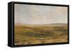 The Downs near Lewes (Seaford Cliff in the distance), c1887-Thomas Collier-Framed Stretched Canvas