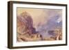 The Drachenfels, Germany, C.1823-24-J. M. W. Turner-Framed Giclee Print