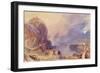 The Drachenfels, Germany, C.1823-24-J. M. W. Turner-Framed Giclee Print