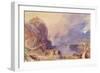 The Drachenfels, Germany, C.1823-24-J. M. W. Turner-Framed Giclee Print