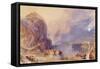 The Drachenfels, Germany, C.1823-24-J. M. W. Turner-Framed Stretched Canvas