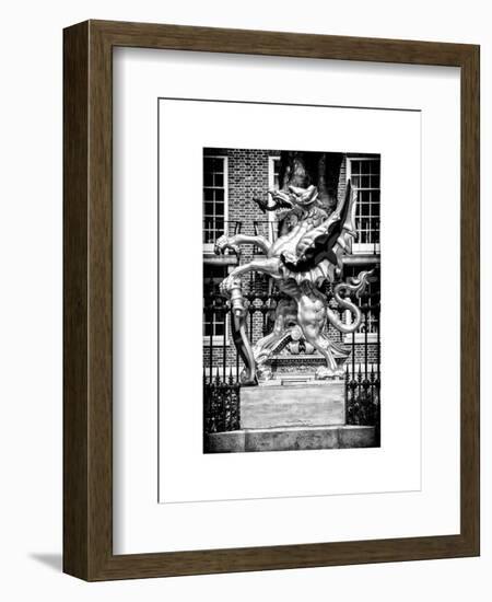 The Dragon Boundary Mark - City of London - UK - England - United Kingdom - Europe-Philippe Hugonnard-Framed Art Print